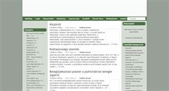 Desktop Screenshot of lelekbenotthon.hu